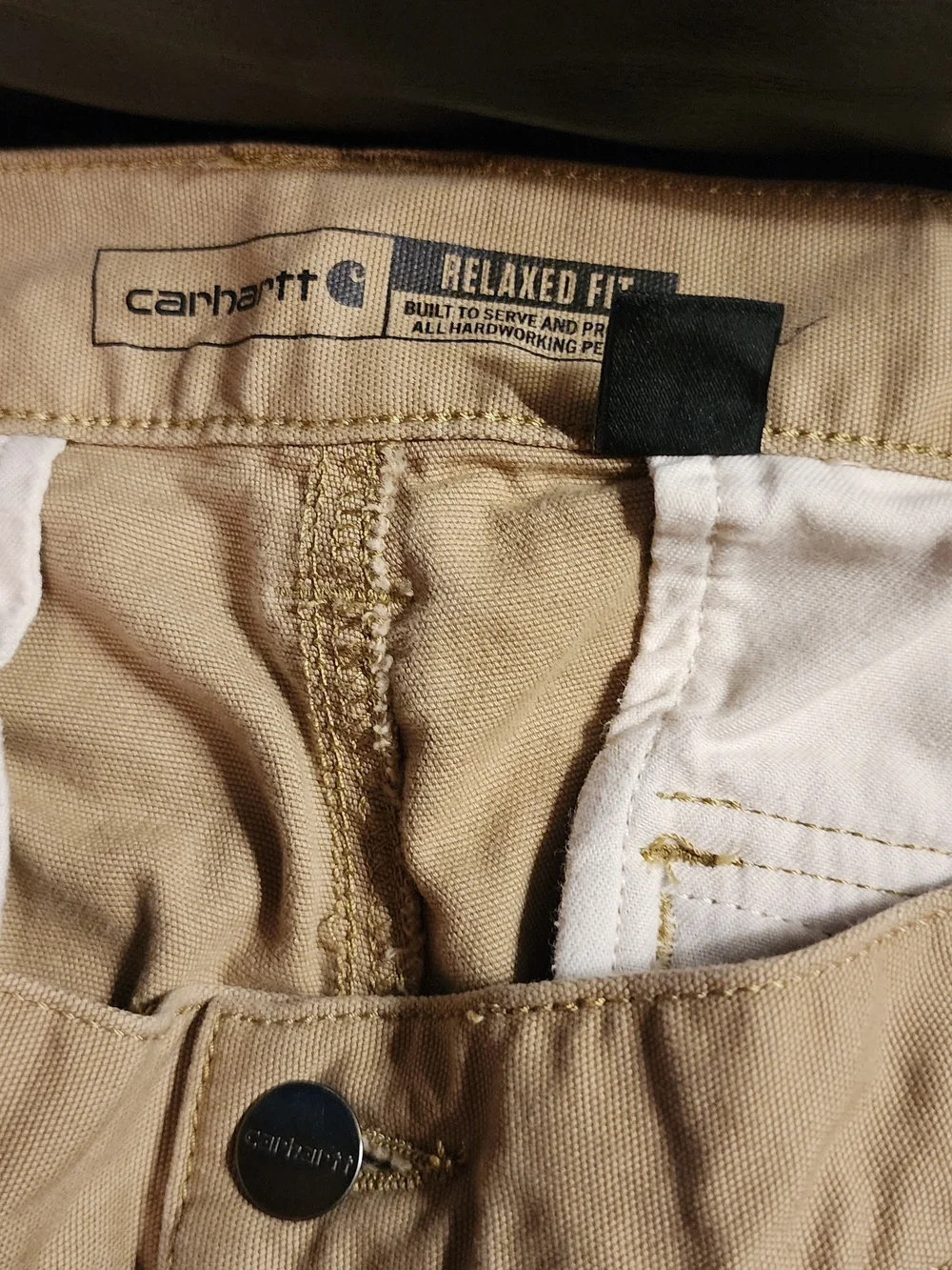 Carhartt Tan Cargo Work Shorts
